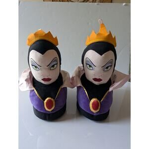DISNEY Happy Feet Snow White Evil Queen Character Slippers XL/XXL Women's 10.5
